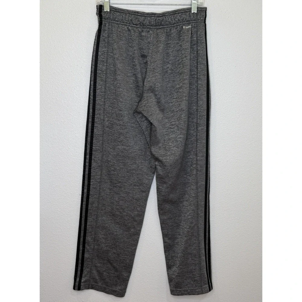 Adidas Climawarm Sweatpants Mens Size Medium Gray Pull On Elastic‎ Waist Pockets